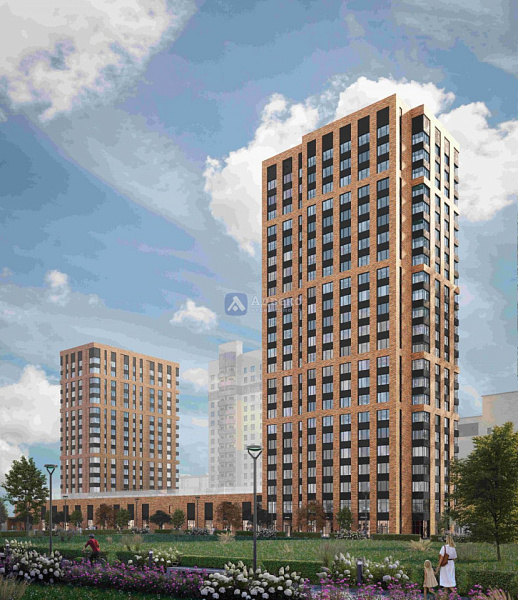 1-к квартира в новостройке, 46 кв.м.