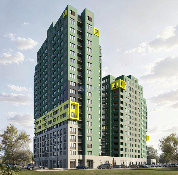 1-к квартира в новостройке, 37 кв.м.