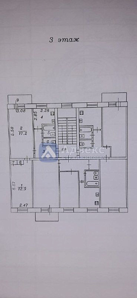 Квартира 2-комн., 43.9 м²