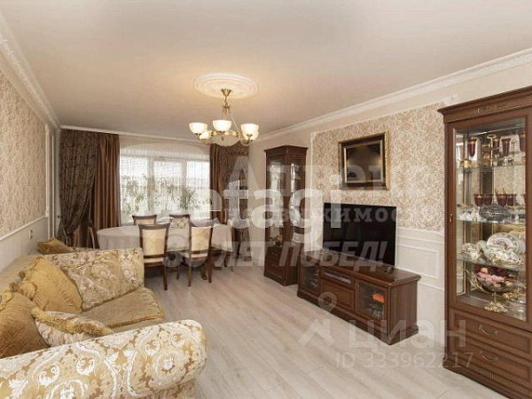 Квартира 3-комн., 95.9 м²