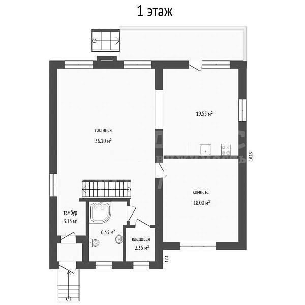 Коттедж 154.3 м²