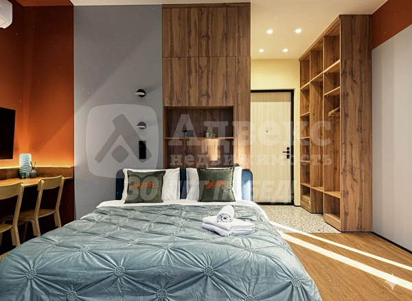 Квартира студия, 27 м²