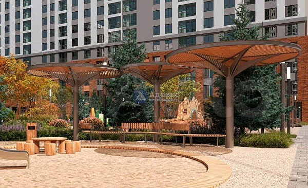 1-к квартира в новостройке, 35 кв.м.