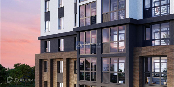 2-к квартира в новостройке, 58 кв.м.