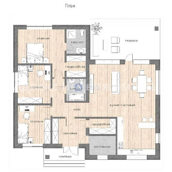 Коттедж 153 м²