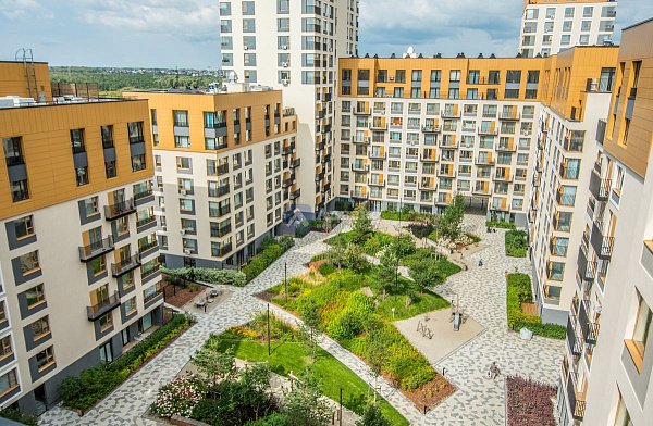 1-к квартира в новостройке, 52 кв.м.