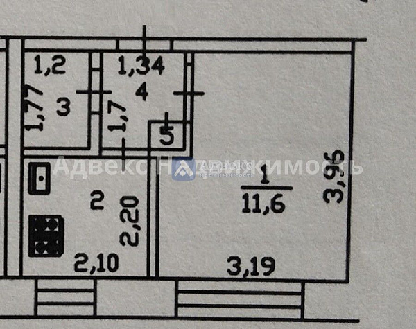 Квартира 1-комн., 20.6 м² Квартира 1-комн., 20.6 м²
