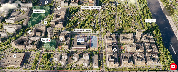 3-к квартира в новостройке, 129 кв.м.