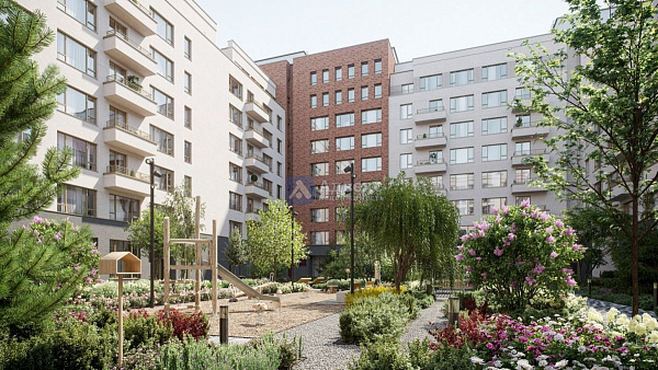 1-к квартира в новостройке, 33 кв.м.