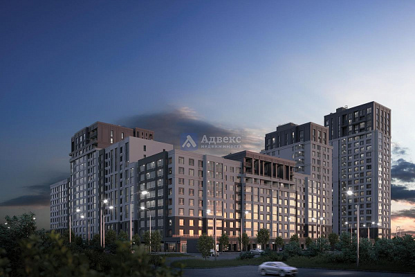 Квартира 1-комн., 44.1 м²