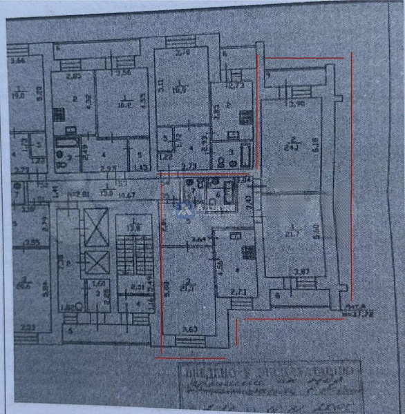 Квартира 3-комн., 104 м²