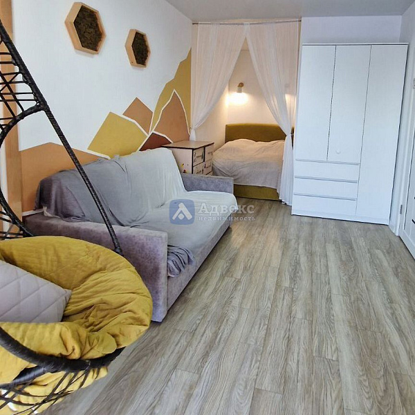 Квартира 1-комн., 46 м²