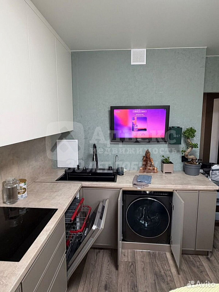 1-к квартира, 39 кв.м.