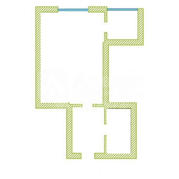 Квартира студия, 33 м²