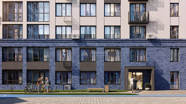 Квартира студия, 24.67 м²