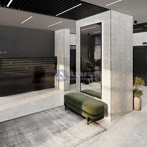 Квартира 1-комн., 40.6 м²