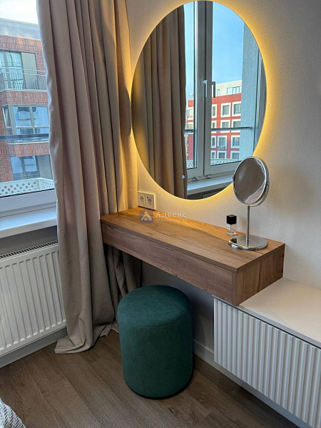 1-к квартира, 39 кв.м.