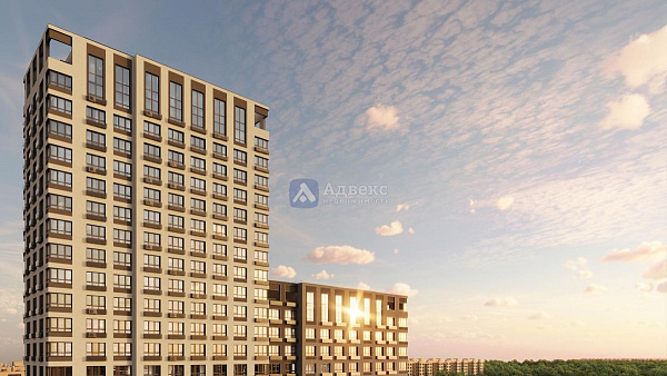 1-к квартира в новостройке, 45 кв.м.