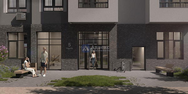 Квартира 1-комн., 44.1 м²