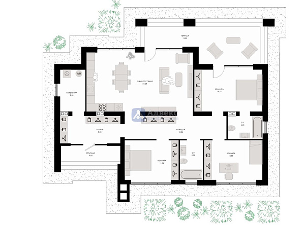 Коттедж 146.5 м²