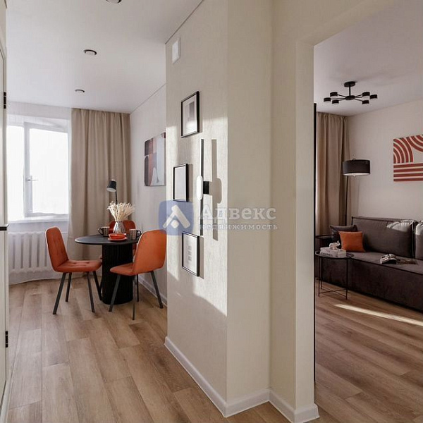 Квартира 1-комн., 37 м²