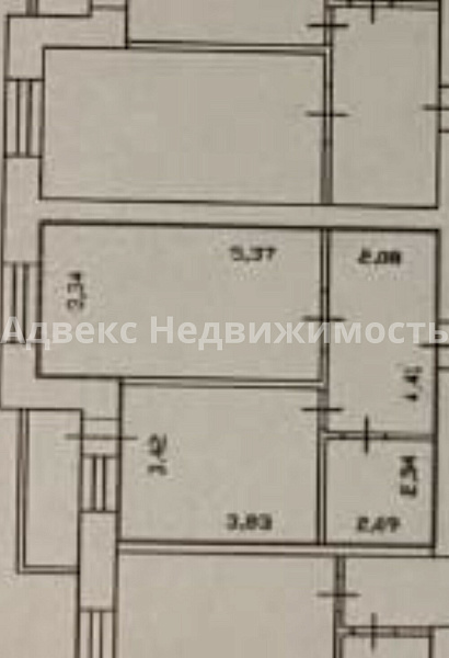 1-к квартира, 45 кв.м.