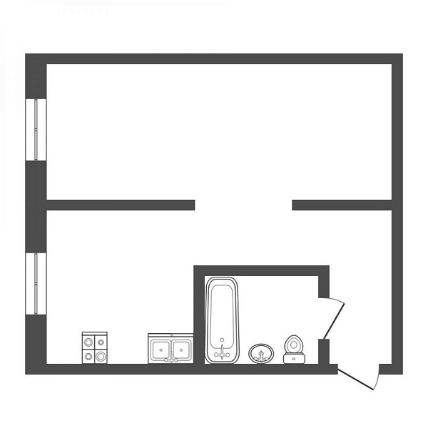 Квартира 1-комн., 30.1 м²