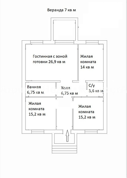 Дача/Коттедж, 107 кв.м.