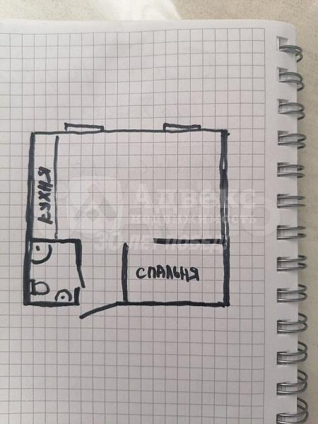 Студия, 30 кв.м.