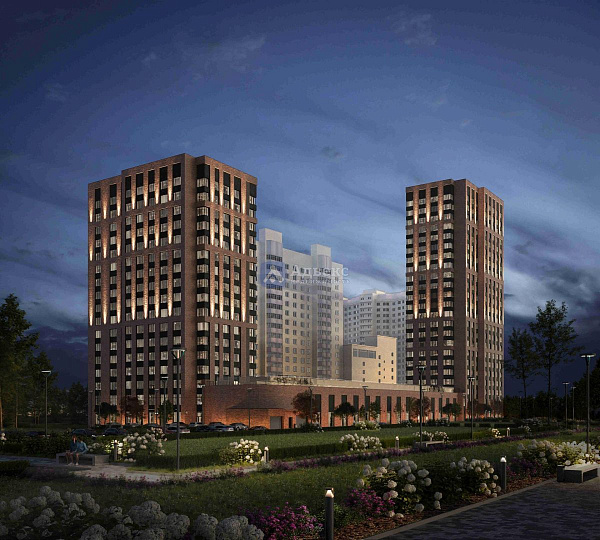 1-к квартира в новостройке, 46 кв.м.