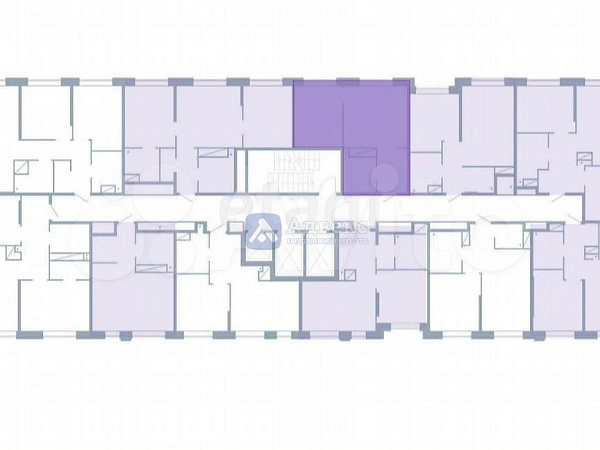 Квартира 1-комн., 35.7 м²