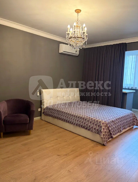 Квартира 1-комн., 42.7 м²