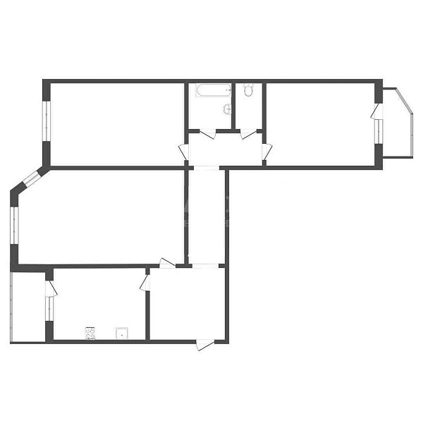 Квартира 3-комн., 98.4 м² Квартира 3-комн., 98.4 м²