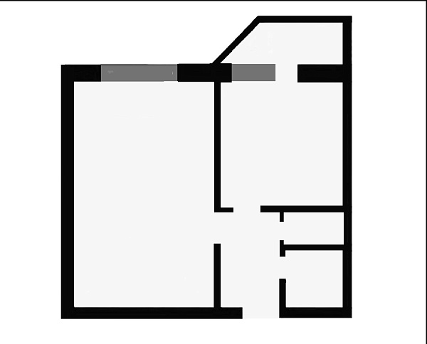 Квартира 1-комн., 42.8 м²