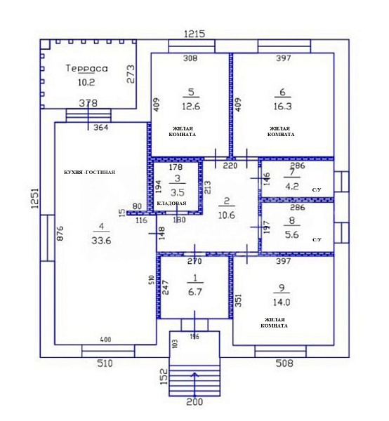 Дом 132.6 м²