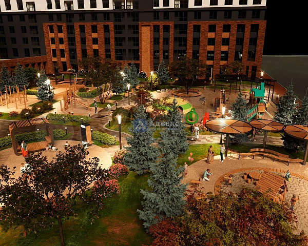 1-к квартира в новостройке, 35 кв.м.