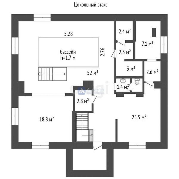 Коттедж 300 м²