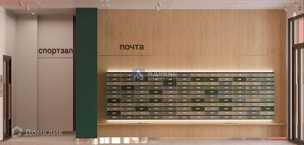 2-к квартира в новостройке, 58 кв.м.