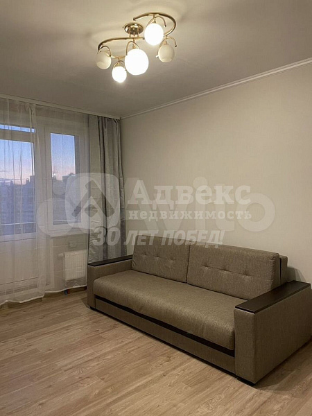 Квартира 1-комн., 37 м²