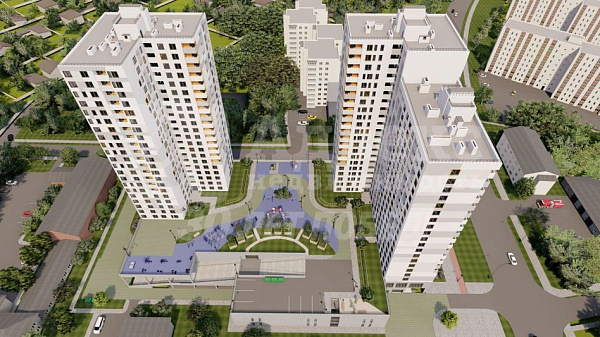 1-к квартира, 46 кв.м.