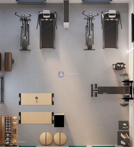 2-к квартира в новостройке, 58 кв.м.