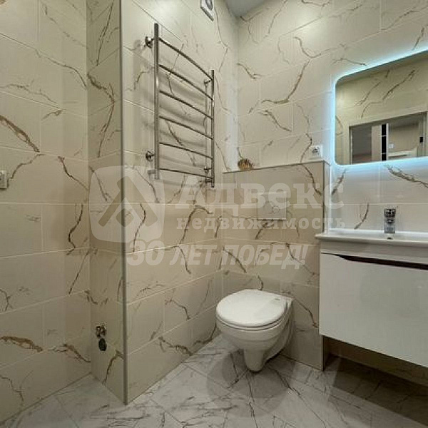 1-к квартира, 39 кв.м.