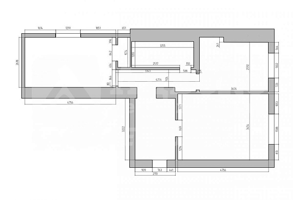 Квартира 2-комн., 59.6 м²