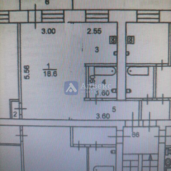 Квартира 1-комн., 33 м²