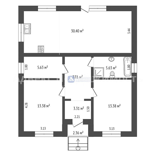 Коттедж 120 м²