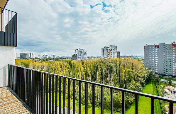 1-к квартира в новостройке, 52 кв.м.