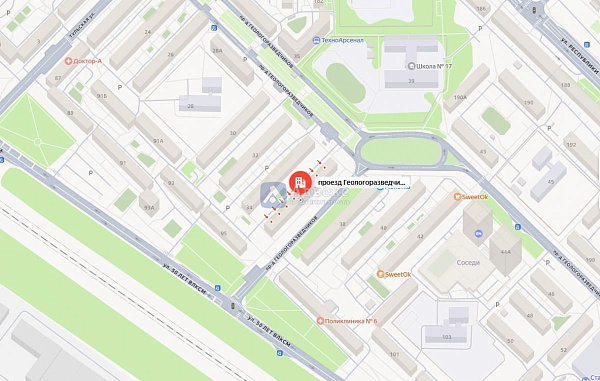 Квартира 3-комн., 48.2 м²