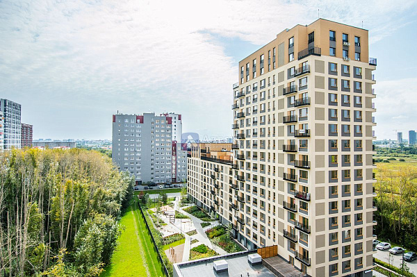 1-к квартира в новостройке, 52 кв.м.
