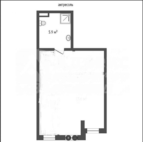 Квартира 2-комн., 87.2 м²