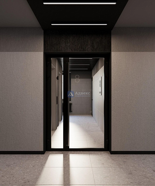 1-к квартира в новостройке, 37 кв.м.